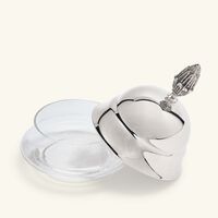 Malmaison Butter Dish Silver Plated 8cm christofle malmaison butter dish silver plated 8cm