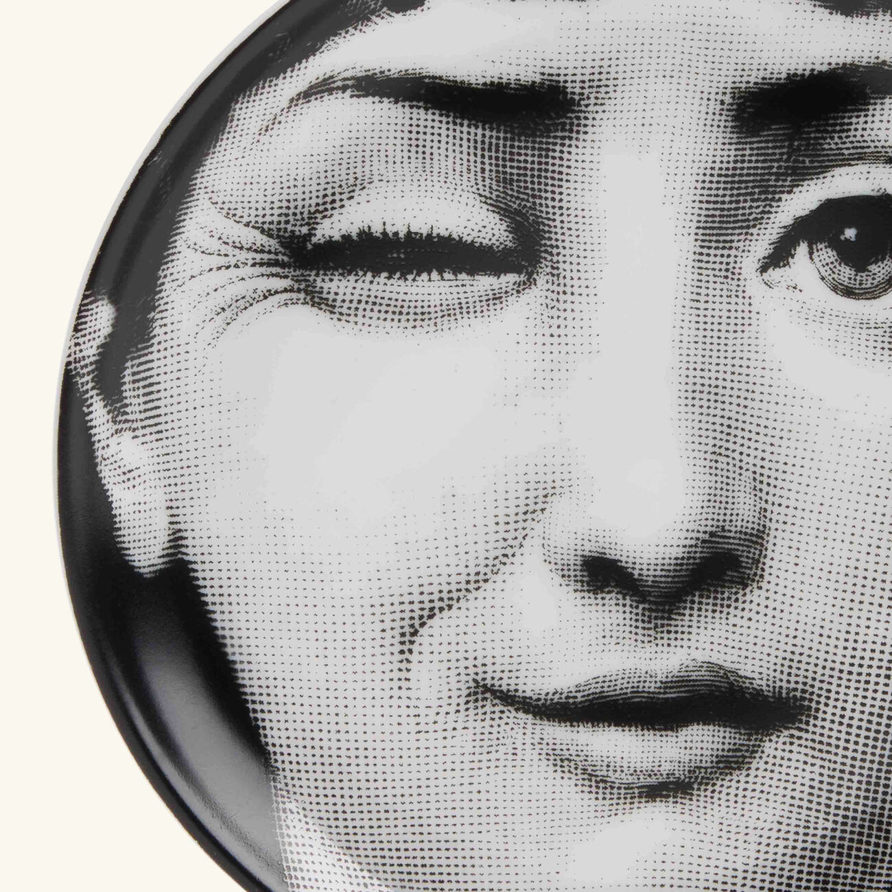 fornasetti tema e variazioni no 130 coaster grey