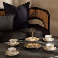 versace i love baroque etagere cake stand 2 tier black