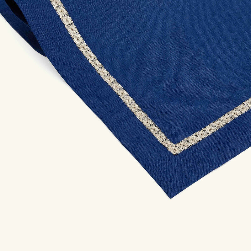 Rosely Placemat Blue Set Of 6 catherine denoual rosely placemat blue set of 6