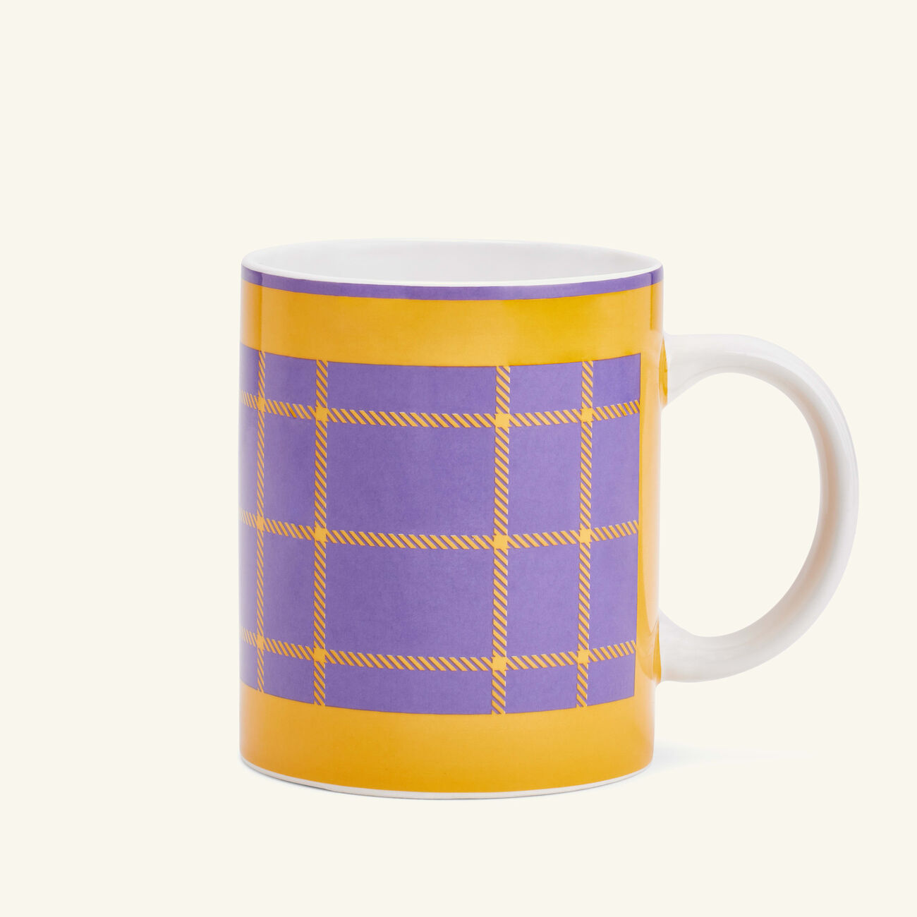 Tartan Mug Yellow etro tartan mug yellow