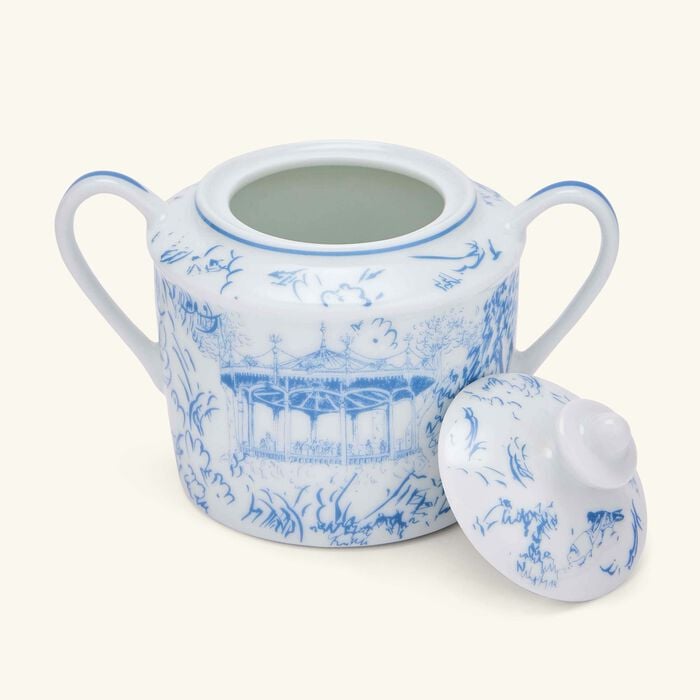 bernardaud tout paris sugar bowl blue