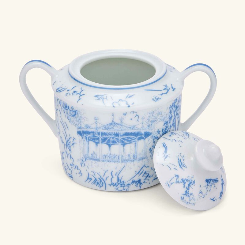 Tout Paris Sugar Bowl Blue bernardaud tout paris sugar bowl blue