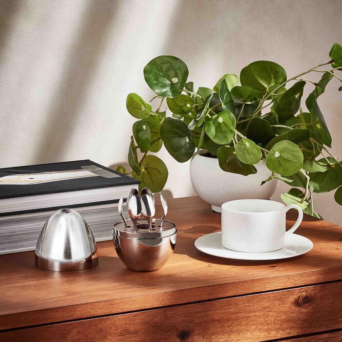 christofle mood coffee spoon silver plated set of 6