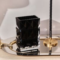 Louxor Vase Rectangular Black baccarat louxor vase rectangular black