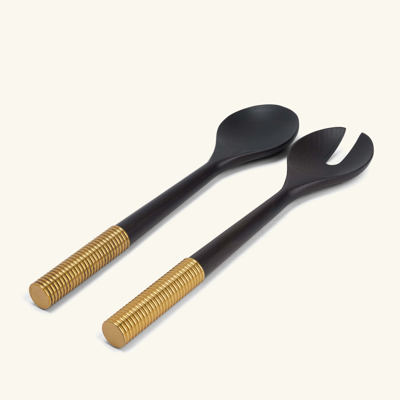 لوبجيه طقم ألهامبرا المؤلف من ملعقتين للتقديم باللون البني