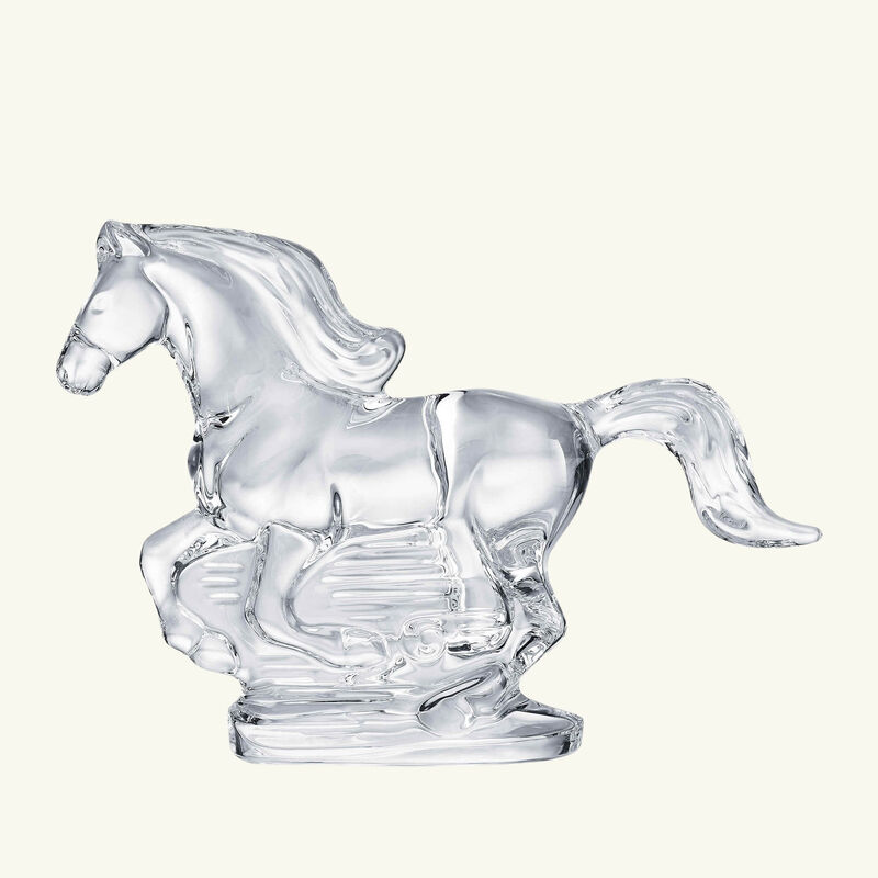 baccarat zodiaque horse 2026 figurine mini gold
