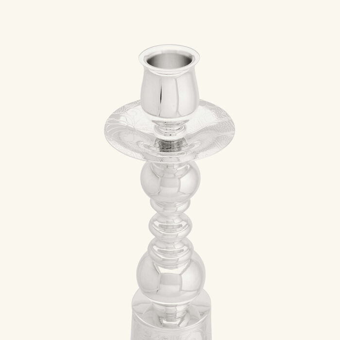 كريستوفل حامل الشموع جاردان ديدن باللون الفضي