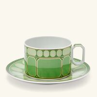 روزنتال مجموعة سيغنوم فيرن للشاي من 5 قطع باللون الأخضر