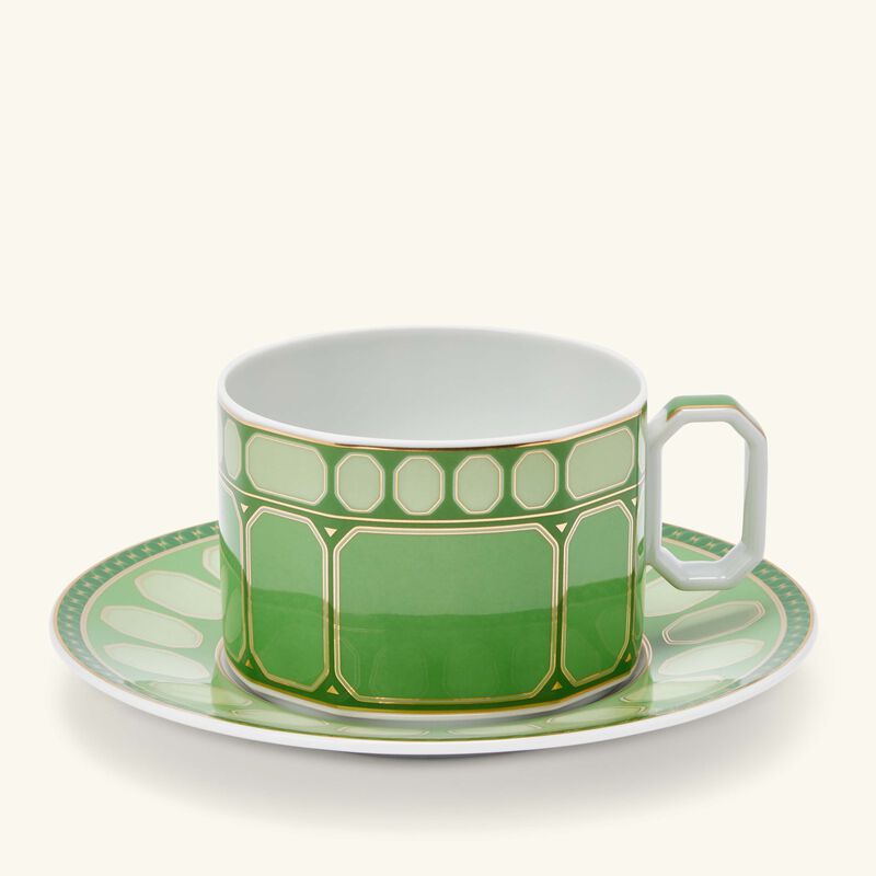 روزنتال مجموعة سيغنوم فيرن للشاي من 5 قطع باللون الأخضر