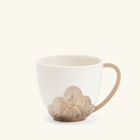 villari peacock coffee cup white