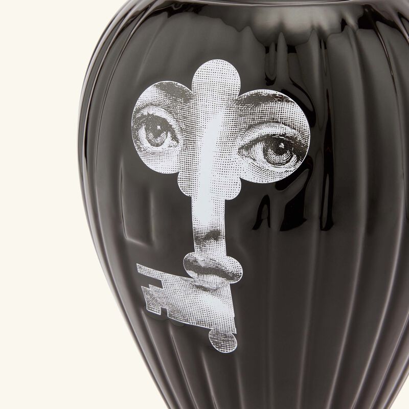 فورناسيتي مزهرية سيراتورا ريجاتو سوداء