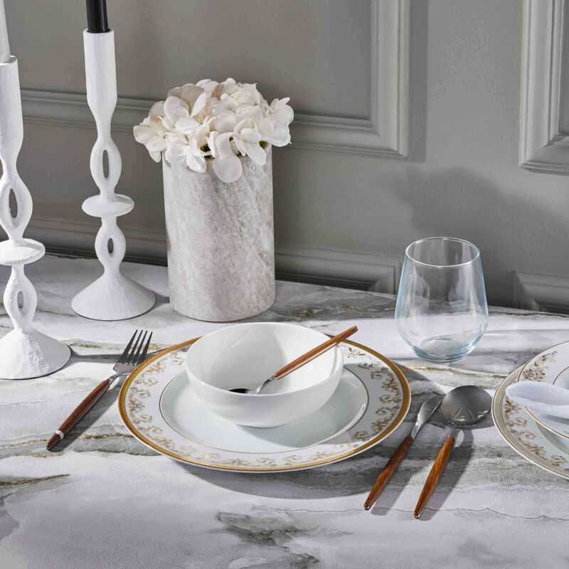 versace medusa gala dinner plate round gold 27cm