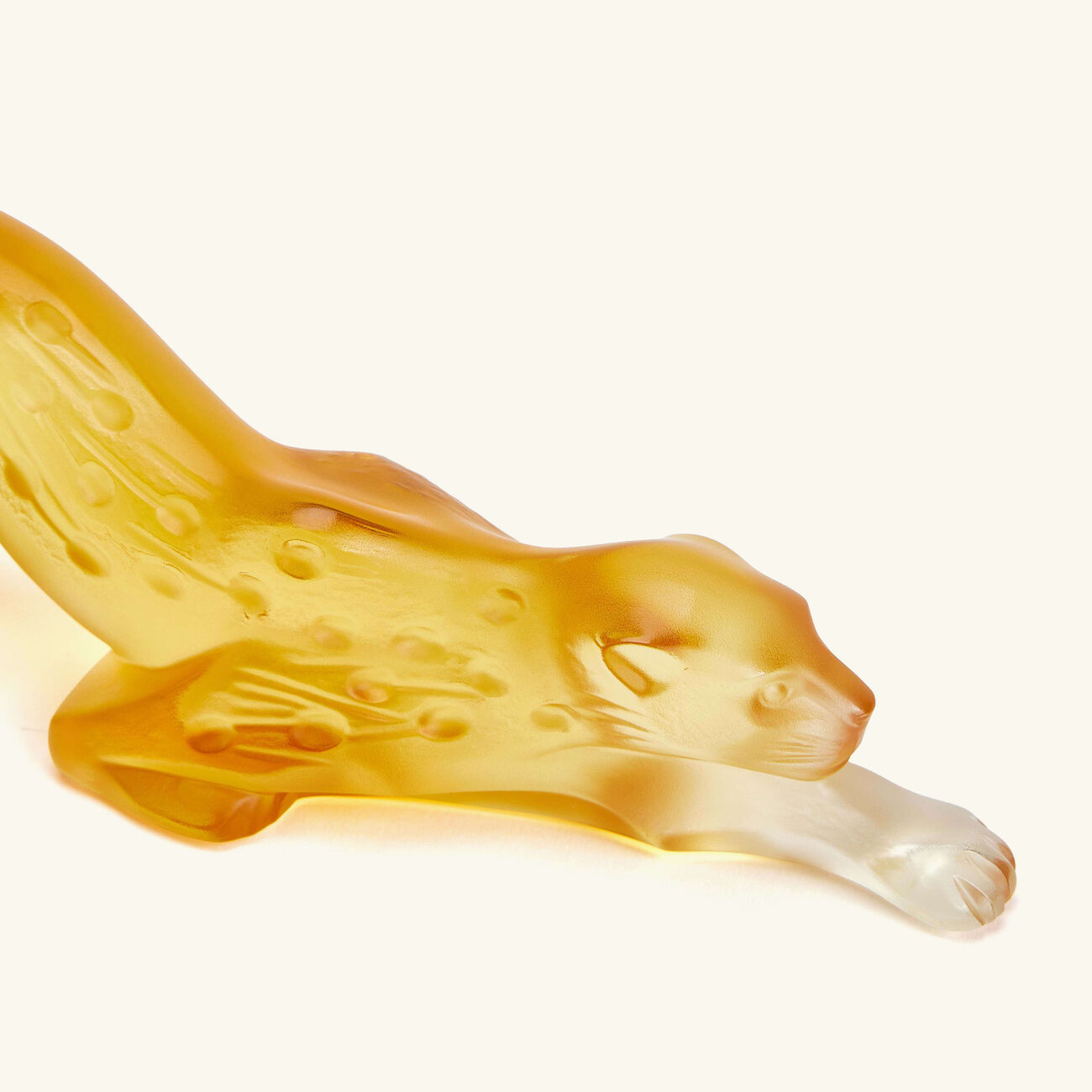 لاليك منحوتة زيلا بانتر صغيرة صفراء