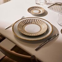 pinto paris vannerie charger plate white 30cm