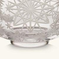 روكل وعاء كراكاتيت من الكريستال الشفاف   31 سم