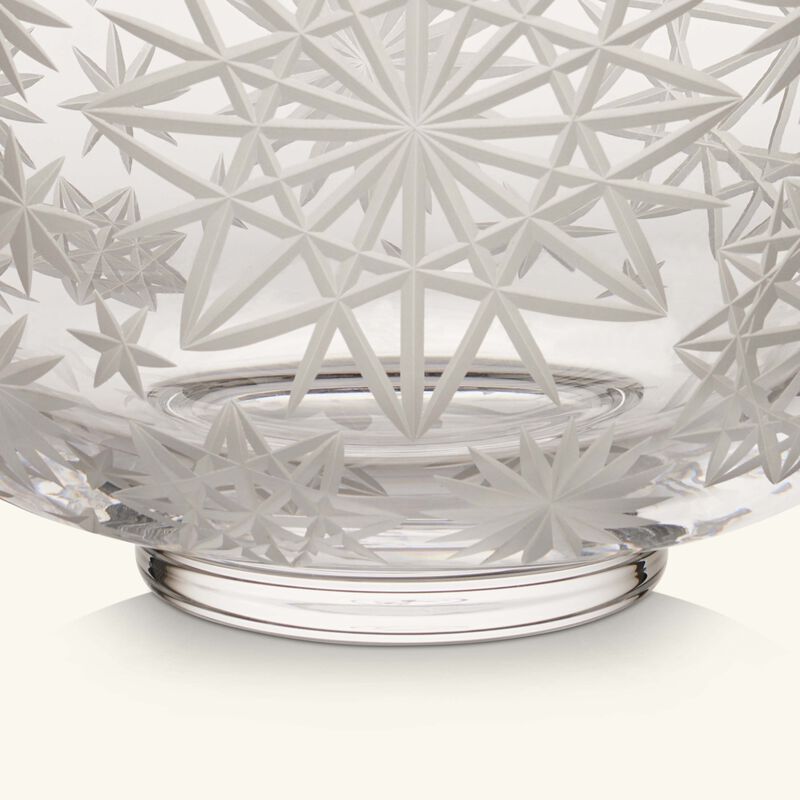 روكل وعاء كراكاتيت من الكريستال الشفاف   31 سم