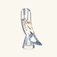 baccarat faunacrystopolis bird bud vase mini clear