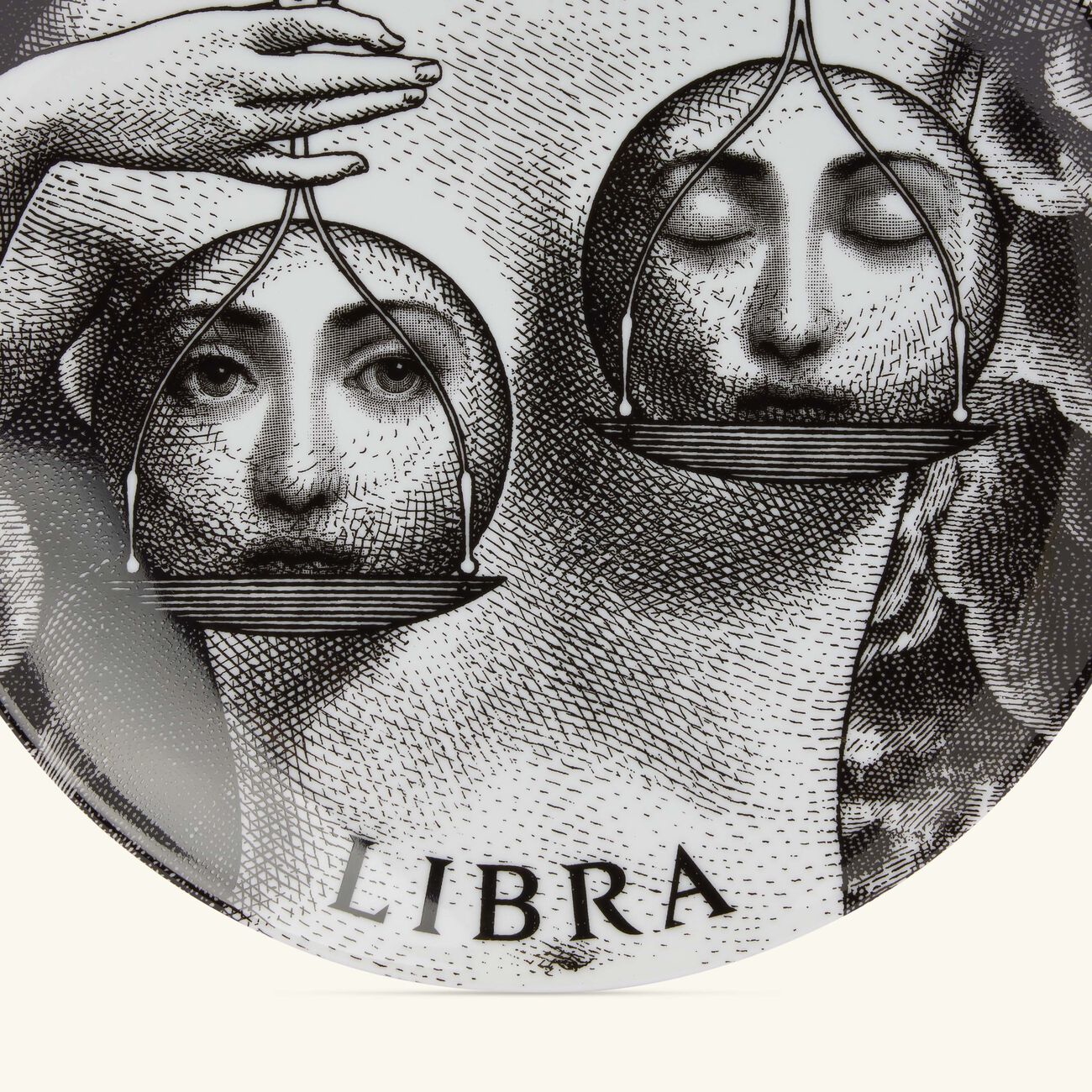 Tema e Variazioni no.354 Libra Wall Plate fornasetti tema e variazioni no 354 libra wall plate