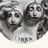 Tema e Variazioni no.354 Libra Wall Plate fornasetti tema e variazioni no 354 libra wall plate
