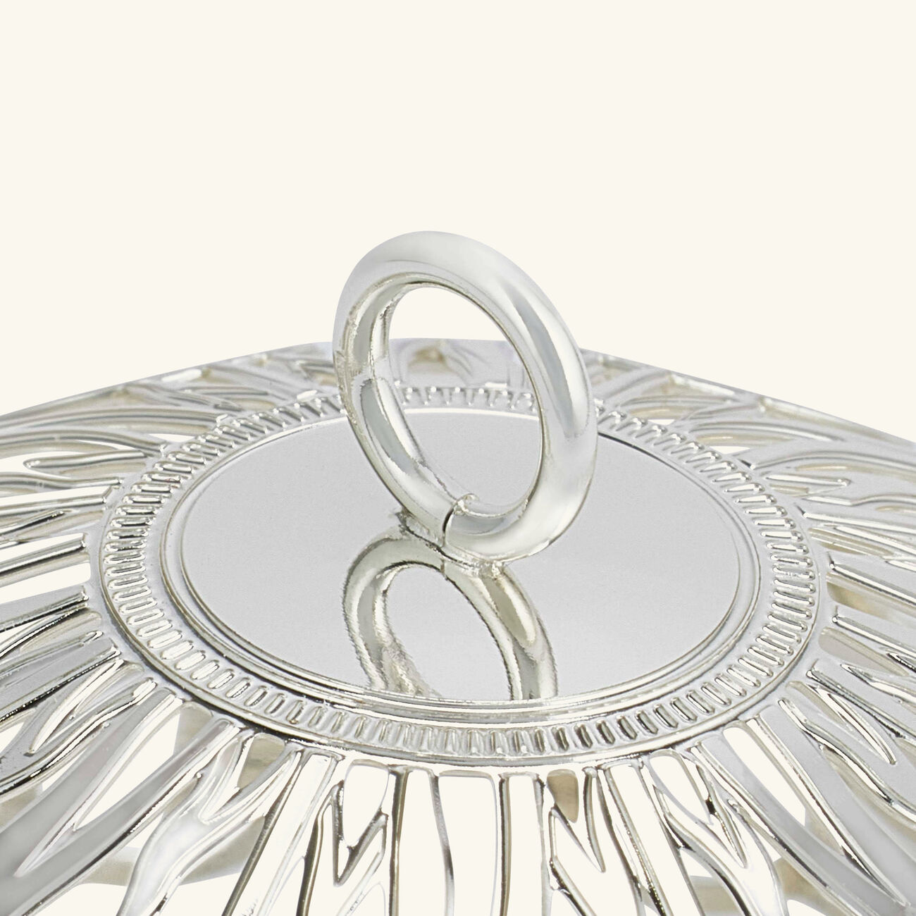 كريستوفل قطعة ديكور للكريسماس ريڤ كوزميك صغيرة باللون الفضي