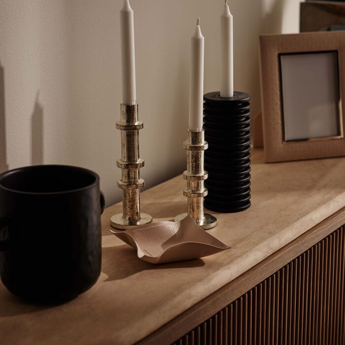 giobagnara elie saab monogram trinket tray square small torrone beige