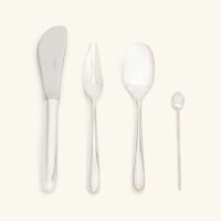 christofle mood roland garros party flatware set 24 pieces orange