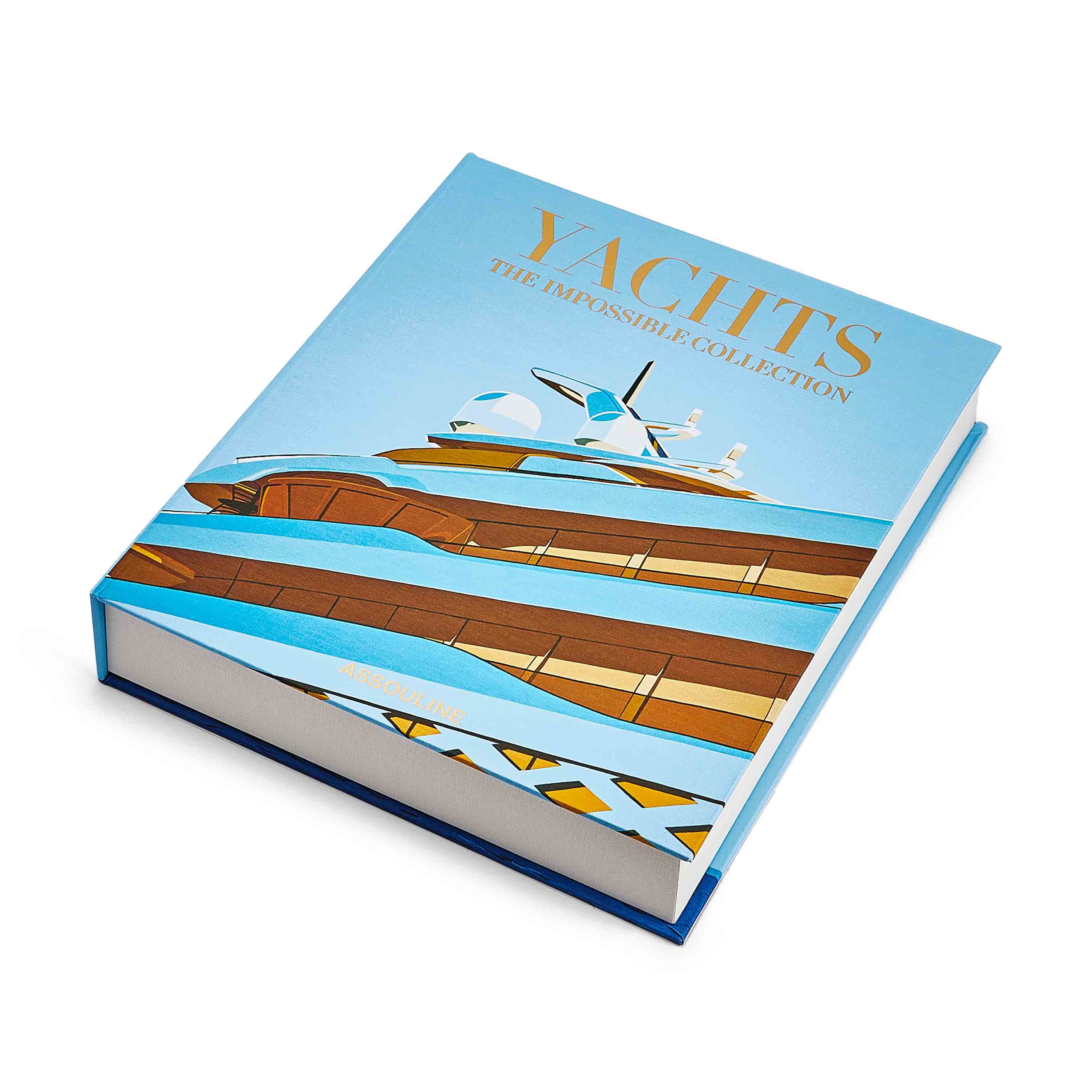 Assouline Yachts: The Impossible Collection hardback book - Blue