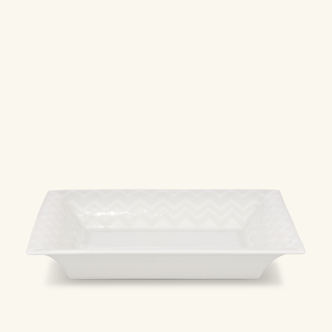 ZIG ZAG Tody Tray Rectangular Large White missoni home zig zag tody tray rectangular large white