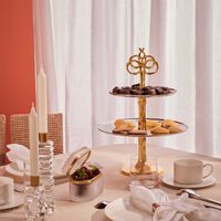 l objet evoca cake stand gold 38cm