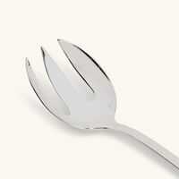 christofle aria salad serving fork silver plated