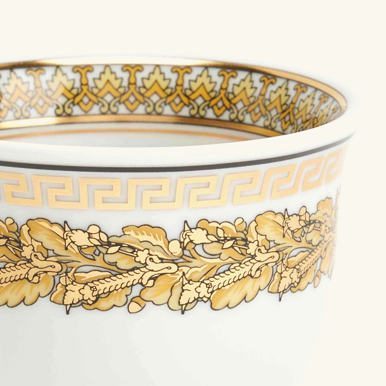 versace virtus gala coffee cup white set of 6