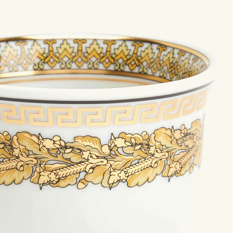 versace virtus gala coffee cup white set of 6