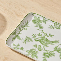 Albertine Serving Plate Regtangular Green bernardaud albertine serving plate regtangular green