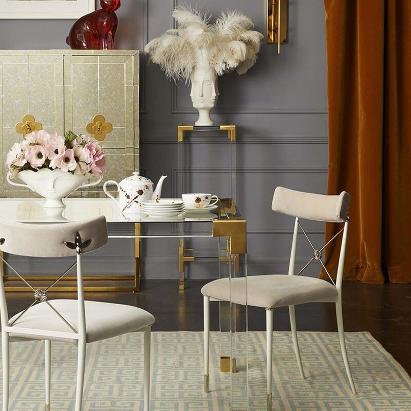 Dora Maar Urn Medium White jonathan adler dora maar urn medium white