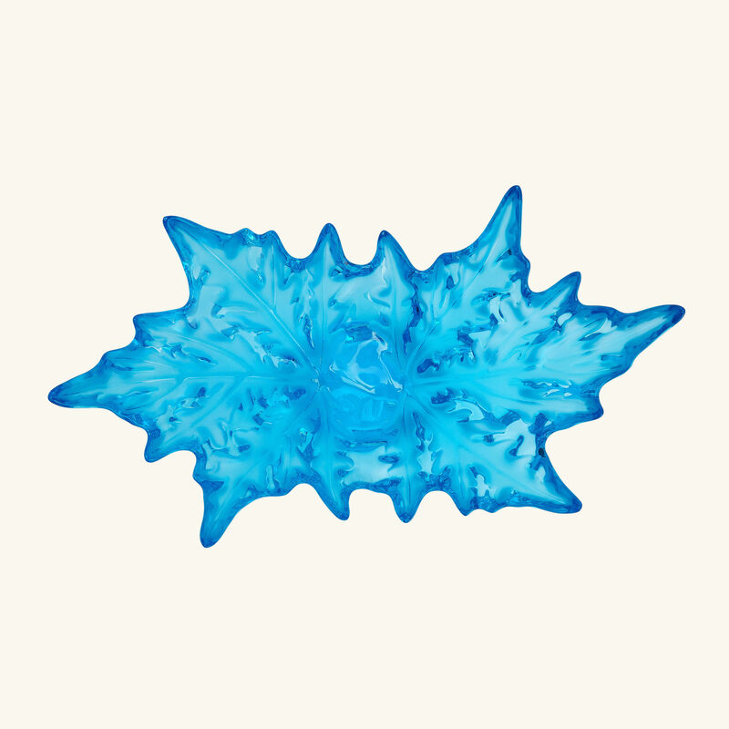 Champs-Élysées Centerpiece Large Blue lalique champs lys es centerpiece large blue