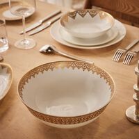 برناردو وعاء السلطة فينيس باللون الذهبي 25 سم