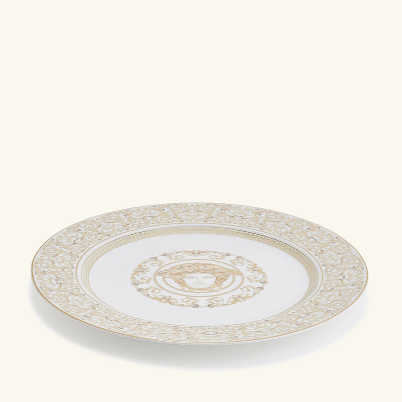 versace medusa gala charger plate round white 30cm