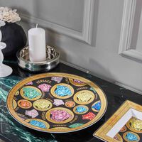 Medusa Amplified Charger Plate Round 33cm versace medusa amplified charger plate round 33cm