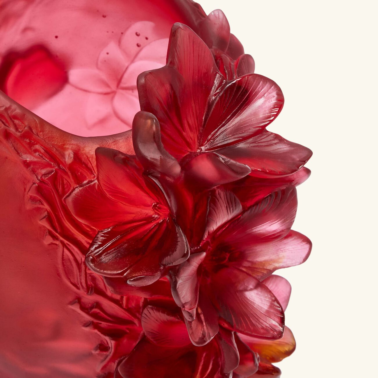 دوم مزهرية سافران صغيرة برتقالية