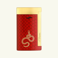 Slim 7 Snake Lighter Red st dupont slim 7 snake lighter red