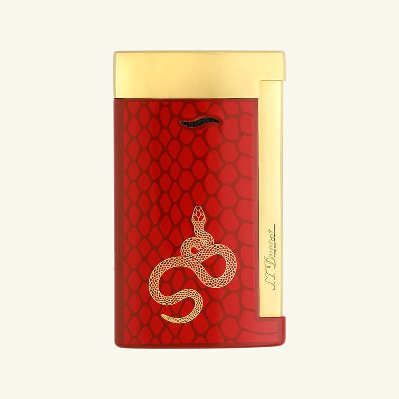 Slim 7 Snake Lighter Red st dupont slim 7 snake lighter red