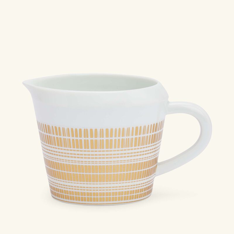 bernardaud canisse milk pitcher gold