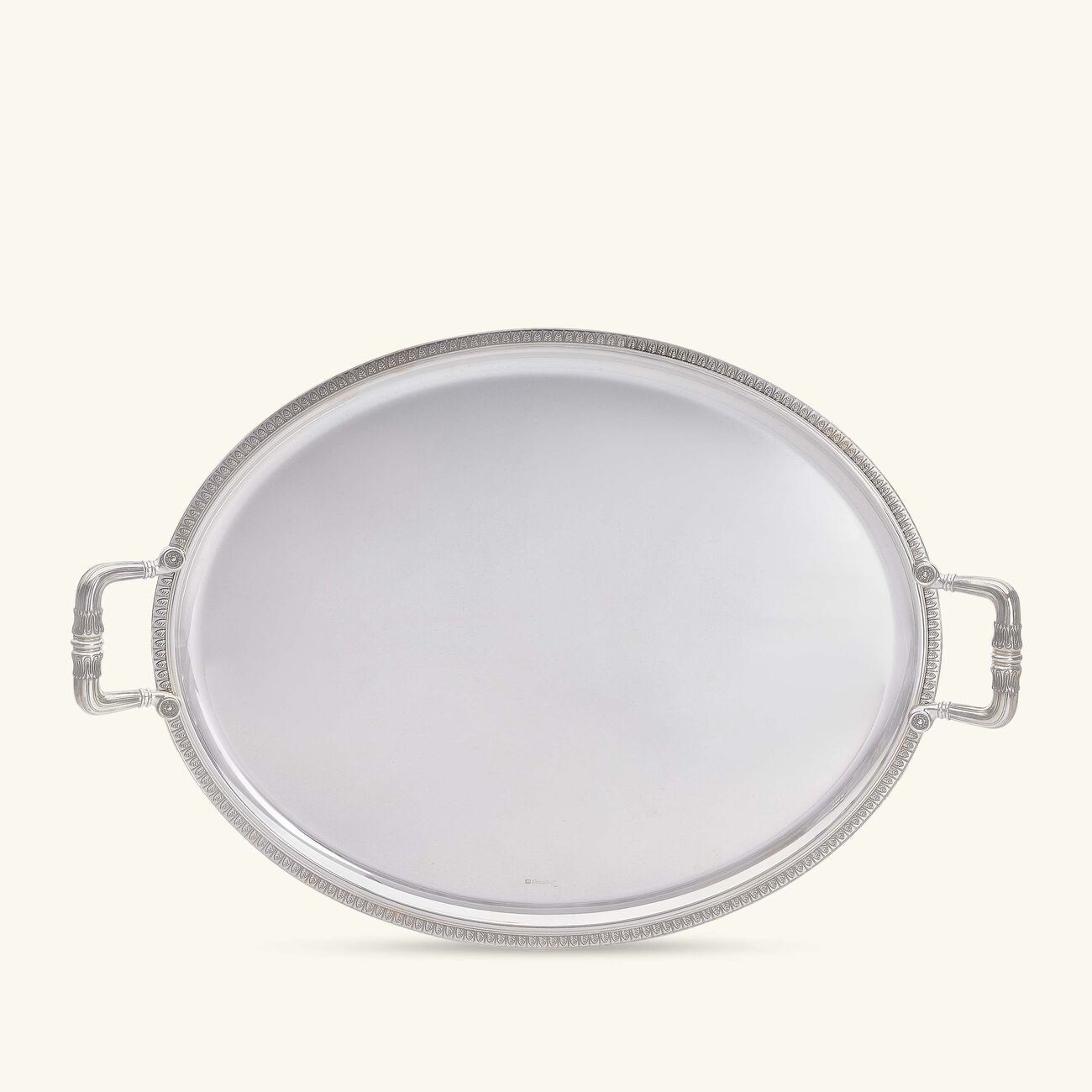 christofle malmaison serving tray oval large silver plated