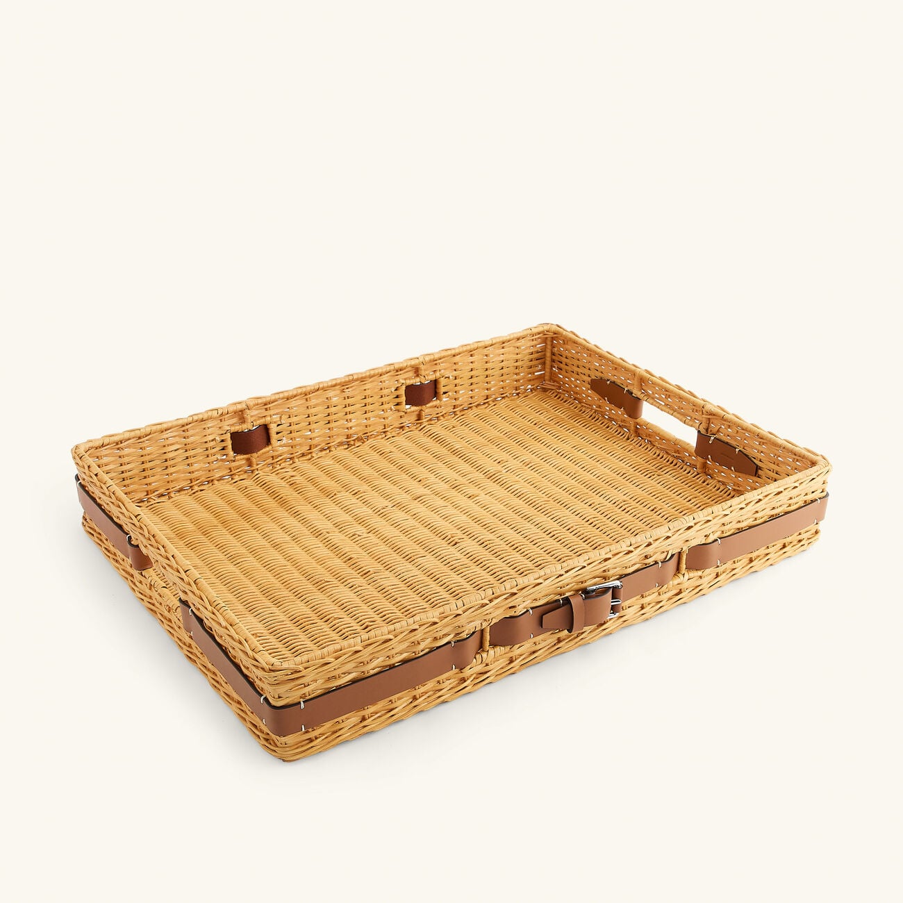 Bailey Serving Tray Rectangular Large Brown ralph lauren home bailey serving tray rectangular large brown