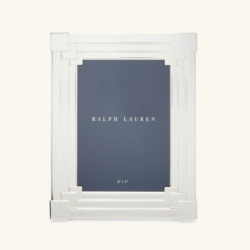 ralph lauren home gammond picture frame silver plated 12x17cm