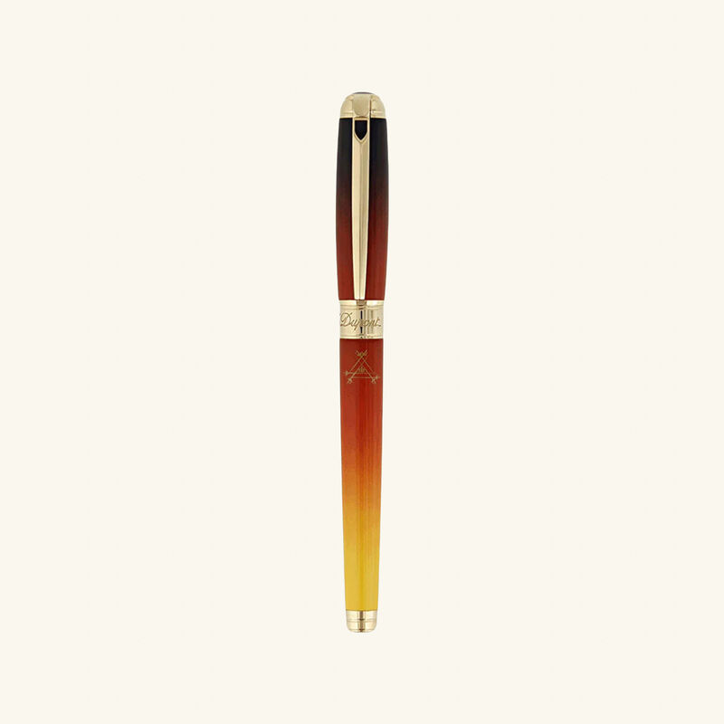 Line D Montecristo Fountain Pen Brown st dupont line d montecristo fountain pen brown
