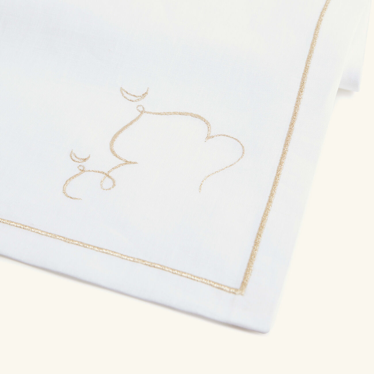 catherine denoual alcazar napkin white