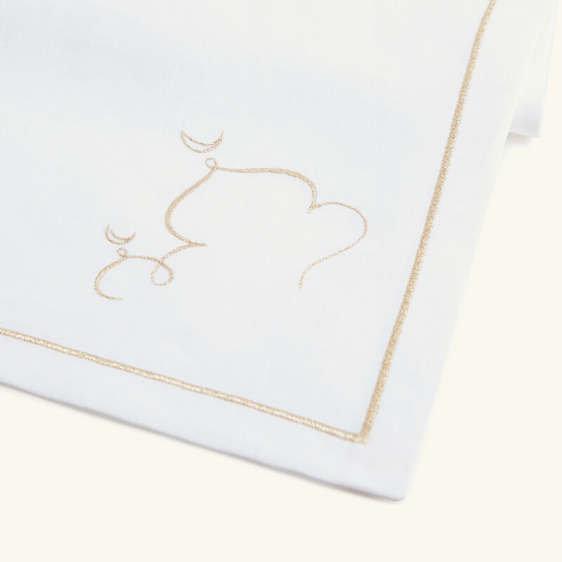 catherine denoual alcazar napkin white