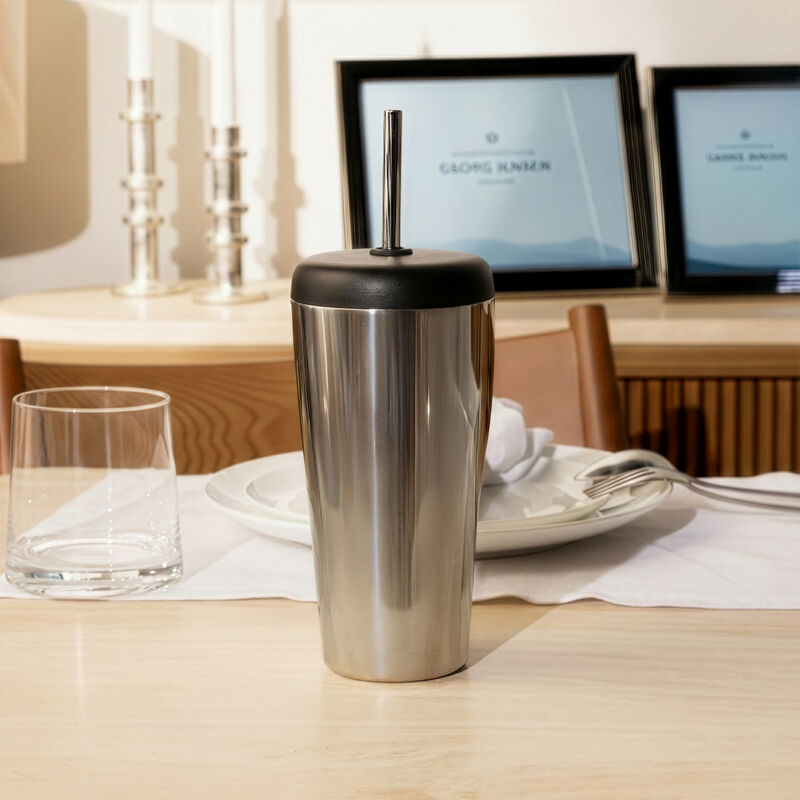 Sky Travel Cup With Straw Silver 0.4L georg jensen sky travel cup with straw silver 0 4l